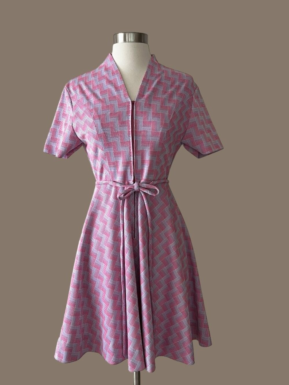 Vintage 70s Mini Mod Dress, XS ?